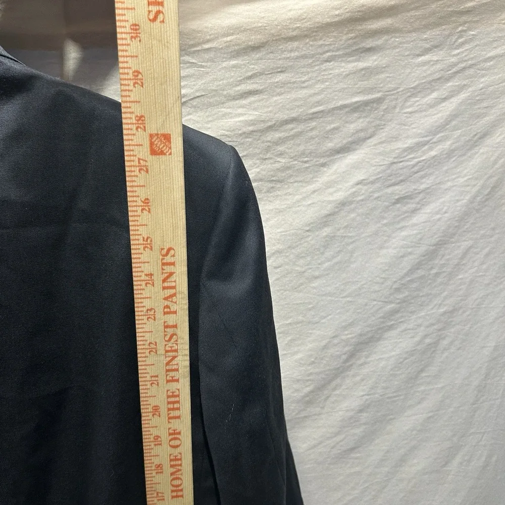 Vintage Nino Cerruti Rue Royale Mens 42R Black Suit Jacket Blazer Tailored USA